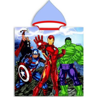 Poncho Avengers À Capuche