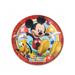 8 Petites assiettes Mickey