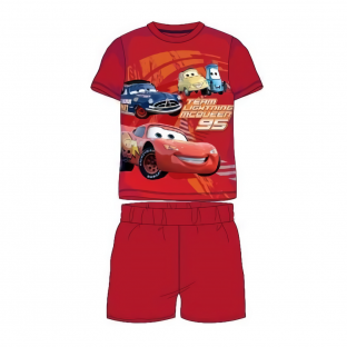 Ensemble pyjama T-Shirt Manches + Short Cars - Coton